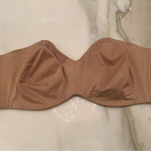 Elegant Strapless Nude Bra